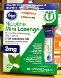 New Kroger Nicotine Mini Lozenge - in date