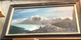Framed Mountain Painting 28