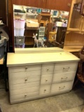 Vintage 6 Drawer Dresser with Mirror 31