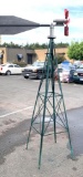 Super Cool Metal Windmill Yard art- 8ft Tall x 4ft wide