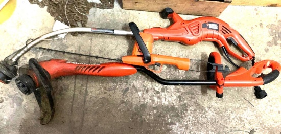Black and Decker Weed eater, Hedge Trimmer and Gashog Weed eater