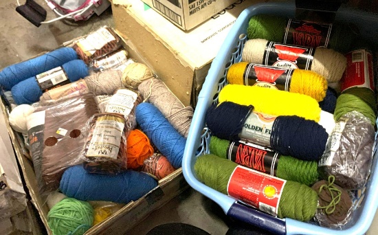 2 Boxes of Yarn