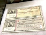 1926 and 1927 Money Order Receipts