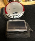Tom Tom Gps (Missing Power Cord) and Portable CD Play (No Power Cord)