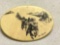 Signed Eskimo Ivory Pin-Scrimshaw P.C. Buck