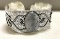 Dendritic Opal Bangle Bracelet