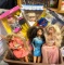 5 Vintage Barbie's and Porcelain Doll