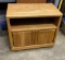 Wood Tv Stand on Wheels 30