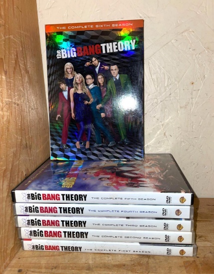 Big Bang Theory DVD's Season 1-6