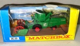 Original Lesney Matchbox #k-9 King size Combine Harvester with Box