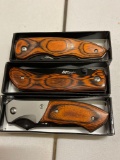 Lot of 3 Different Mi-Tech Folding Knives with Assisted Opening, Similar Pattern