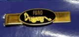Vintage Rare Ford Tractor Tie Clip Enamel