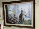 Framed Forest Painting 28