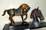 2 Horses for Display