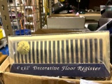 3 New Brass Decorative Floor Registers
