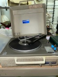 Vintage Deluxe Automatic Record Player Portable