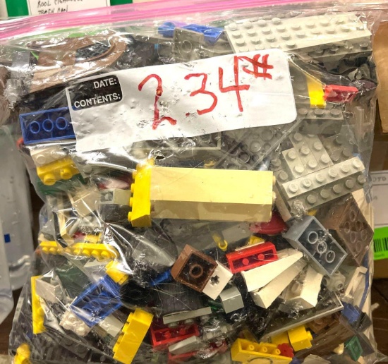 2.34 Lbs of Legos