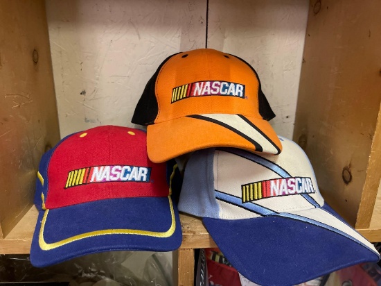 3 Nascar Hats