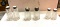 3 Sets of Vintage Glass and Salt and Pepper Shakers