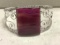 Botswana Agate Bangle Bracelet