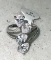 White Sapphire CZ Ring Size 6
