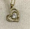 CZ Heart Pendant and Chain