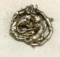 Old Sterling Silver Bolo Tie Ornament