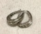 Sterling Silver Diamond Earrings
