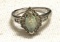 Sterling Silver Opal Ring