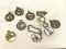Vintage USA State Key Chains