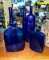 Assorted Blue Glass