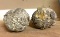 Two Thunder Eggs- 1940's Found in Washington