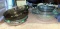 Glass Mixing Bowls and Glass Pie Pans