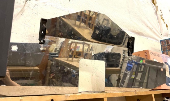 Chrome Wind Deflector 4 ft Wide