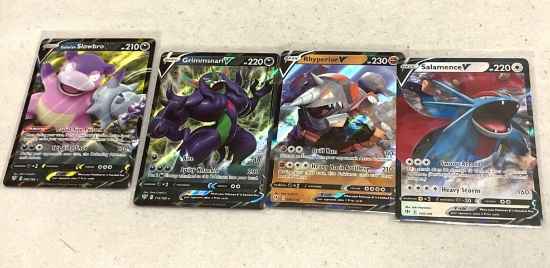 Lot of 4 Pokemon Cards