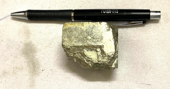 Large Square Cut Natural Iron Pyrite "Fools Gold" Said to Heal the Body