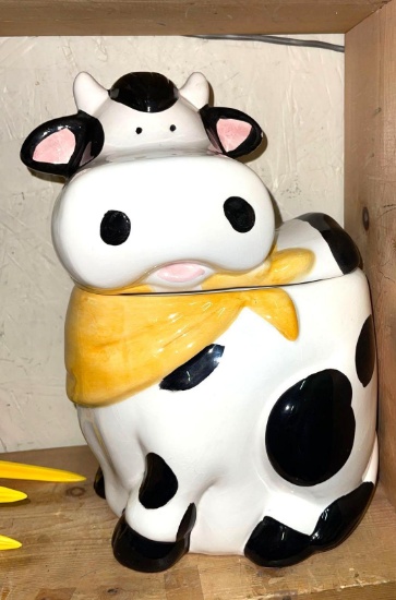 Cow Cookie Jar- Unused