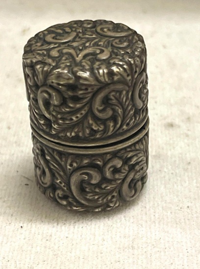 Antique Sterling Pill Bottle
