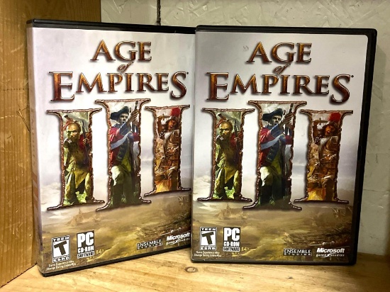 2 Age of Empires PC CD Rom Software Games