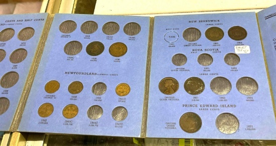 British North America Cent and Half Cent