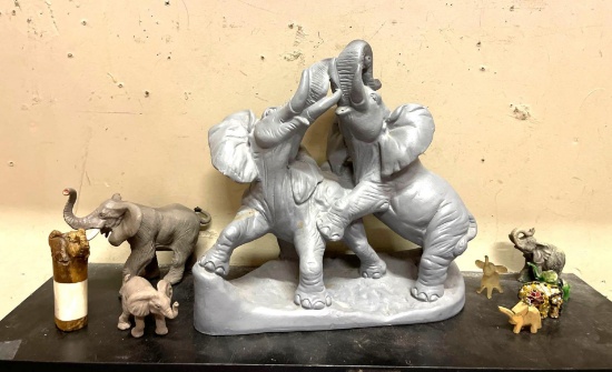 Lot of Elephant Collectibles