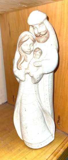Ceramic Joseph, Maary and Baby Jesus
