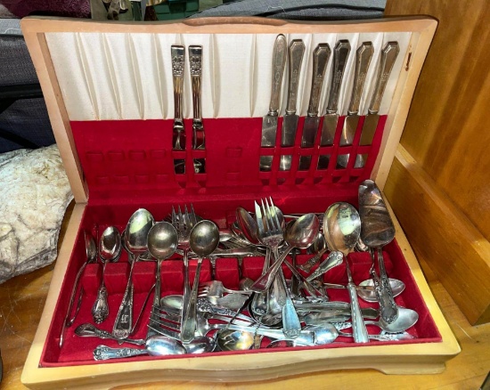 Assorted Vintage Flatware Plated? Sterling?