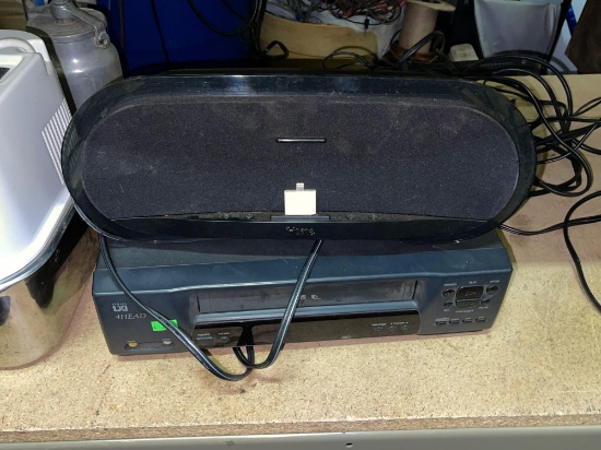 Ihome Dock Stereo and VHS Player