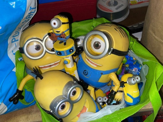 Large Lot of Minion Disney Toys