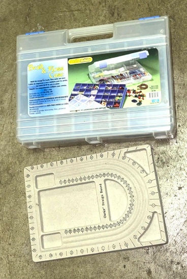Bead- Crafting Case and Bead Layount and Beads