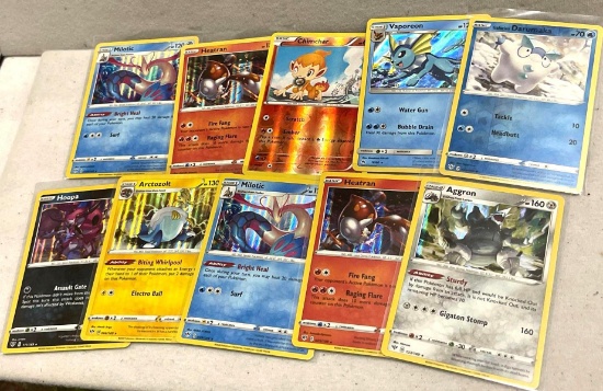 Lot of 10 Halo Pokemon cards