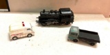 Vintage Toy Cars and Train