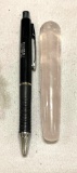 Rose Quartz Healing Rod Called Love Amplifying