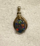 Sterling Silver Opal Pendant